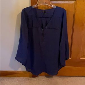 Maurices Navy blouse